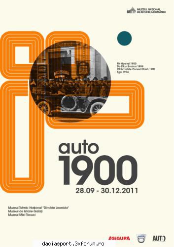 auto 1900 "auto 1900" expozitie organizata muzeul national istorie (cal victoriei vis vis