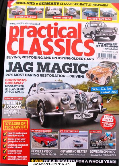 Articol PRACTICAL CLASSICS - Revista nu se distribuie in RO asa incat m-am - Discutii diverse