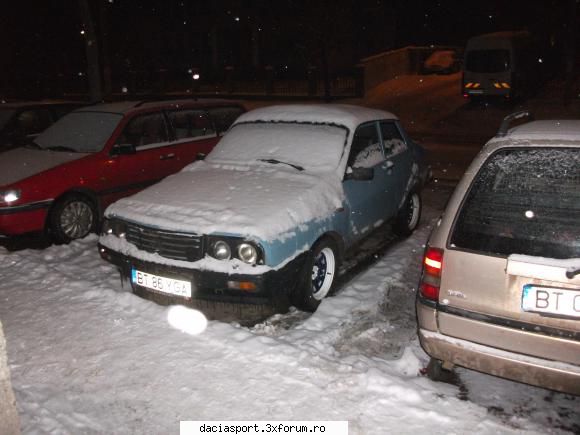Blue Sport - poza facuta aseara - Dacia Sport clasica