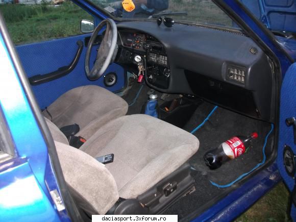 Blue Sport - interiorul si gataaa pe azi - Dacia Sport clasica