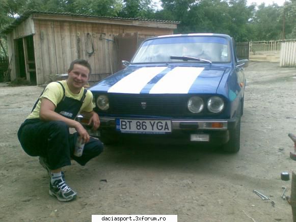 Blue Sport - Bolidul si mandrul proprietar :D - Dacia Sport clasica