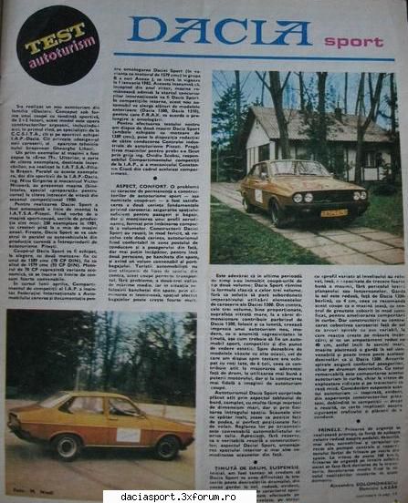 CAUT documentatie despre Dacia Sport - lord_halo1 - Piese si accesorii