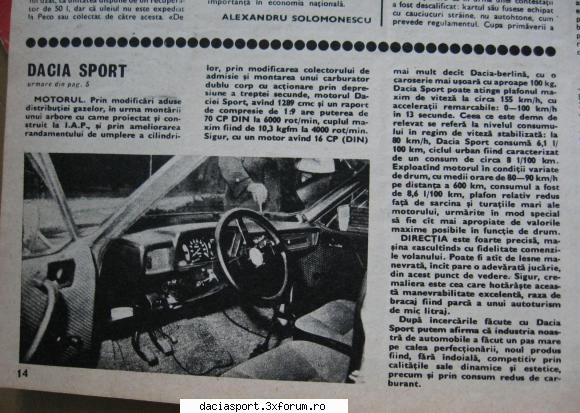 CAUT documentatie despre Dacia Sport - lord_halo1 - Piese si accesorii
