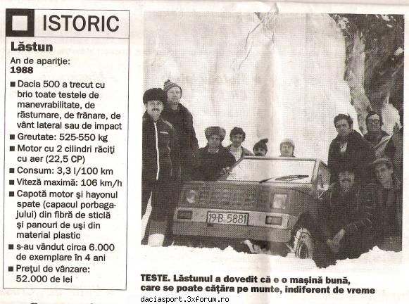 Dacia Lastun - Va mai aduceti aminte cum arata? :) Daca nu - Discutii diverse