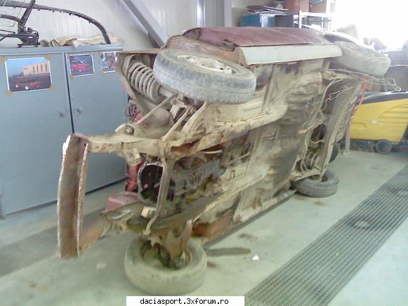 Dacia Sport 0074 - In sfarsit au inceput lucrarile. Incet, dar - Dacia Sport clasica