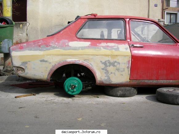 Dacia Sport 1985 - puntea pusa.....mai am sa cumpar cablu de frana - Dacia Sport clasica