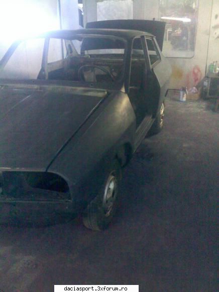Dacia Sport - poze cu ultimele pregatiri inainte de vopsit - Dacia Sport clasica