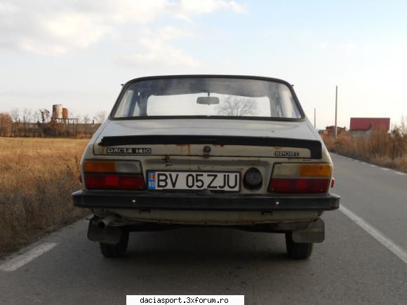 Dacia Sport '87 - Nr. 2726 - Am facut o mica lucrare ca arata prea rau spatele - Dacia Sport clasica