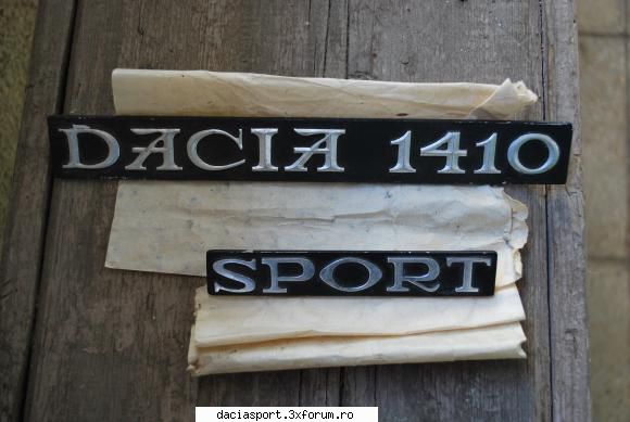 Dacia Sport '87 - Nr. 2726 - Pt nostalgici, emblemele in ambalajul original - Dacia Sport clasica