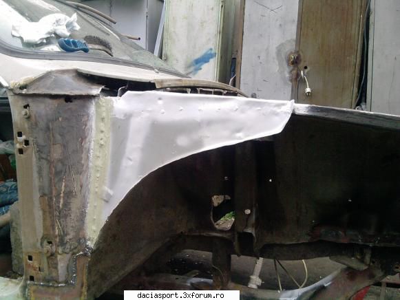 Dacia Sport B-11-PPU - refacut tot stalpul + gascan si prag - Dacia Sport clasica
