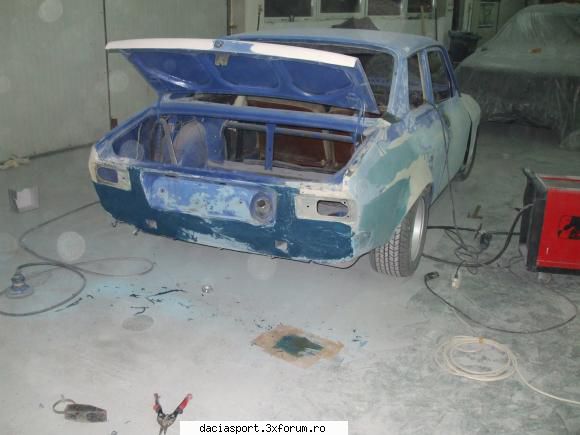 Dacia Sport B-25-RLR - si spatele curatat pana la tabla goala....tratat - Dacia Sport clasica
