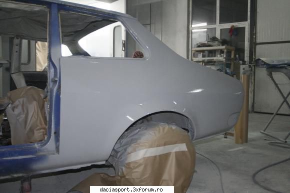 Dacia Sport B-25-RLR - aripa stanga spate finalizata 80% - Dacia Sport clasica