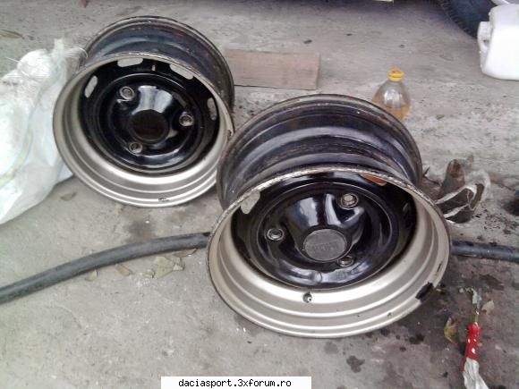 Dacia Sport BR 10 TCM - Achizitie noua, jante duble 7j pentru fata... :D - Dacia Sport tuning