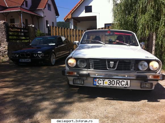 Dacia Sport CT30RCA - Grindina - Stralucind langa un e34 splendid eclipsat... ;) - Dacia Sport clasica