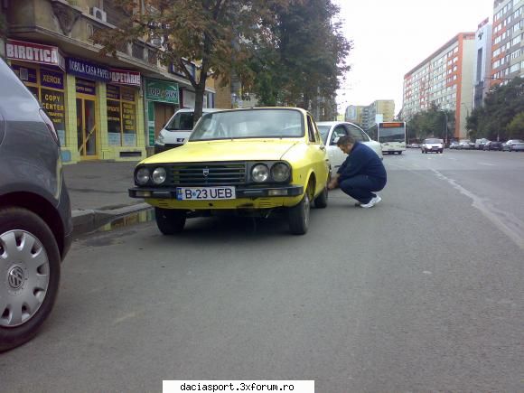 Dacia Sport Galbena 1985 - B 75 UAP - Dacia Sport clasica