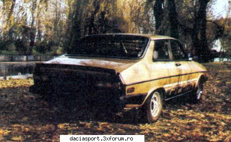 Dacia Sport Galbena 1985 - Chiar daca o fac cu intarziere, vreau sa va urez - Dacia Sport clasica