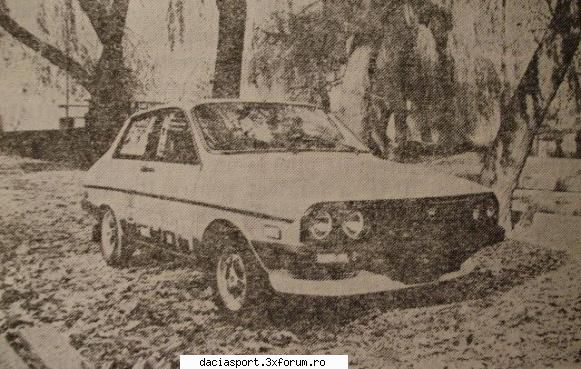 Dacia Sport Galbena 1985 - Din cate cunosc eu, asta e masina aparuta la - Dacia Sport clasica