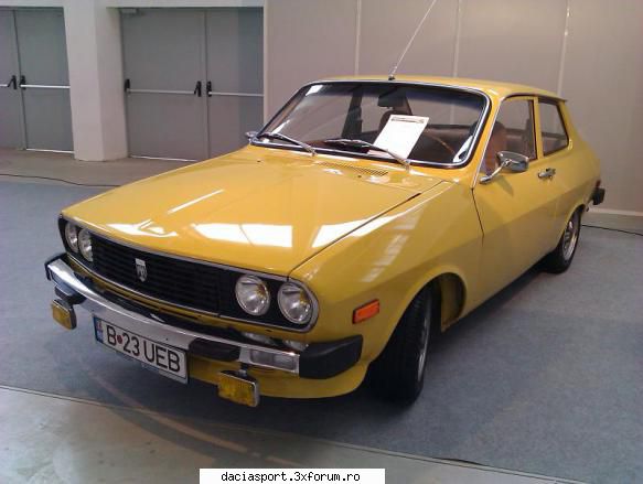 Dacia Sport Galbena 1985 - Prezenta la EXPOROM! Fara cuvinte - Dacia Sport clasica