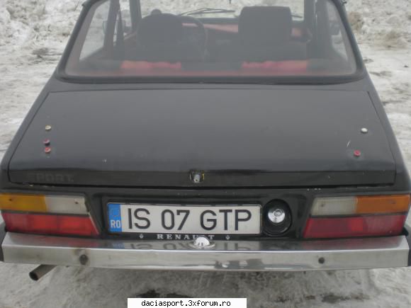 Dacia Sport IS-07-GTP - spatele clean, mai vreau un eleron, embleme si sa - Dacia Sport clasica