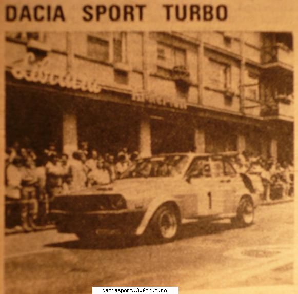 Dacia Sport Rally - Dacia Sport Turbo - Discutii diverse