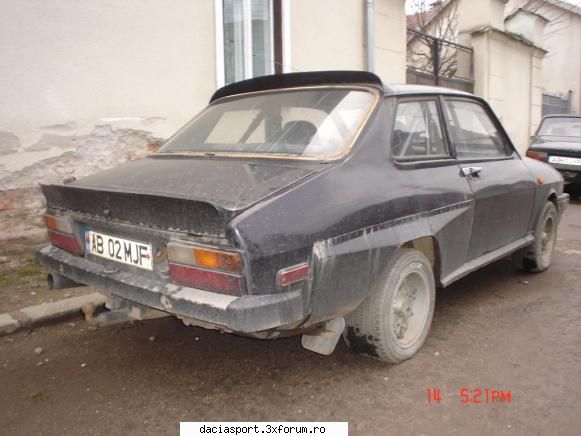 o cursanta  restaurata dacia sport rally