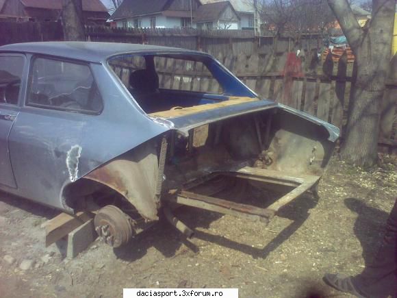 Dacia Sport SV 08 UHL - Dupa ce am taiat cam tot ce era afectat - Dacia Sport clasica