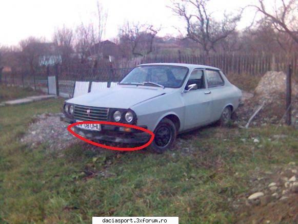 Dacia Sport SV 08 UHL - In primele poze am observat ca masina avea buza - Dacia Sport clasica