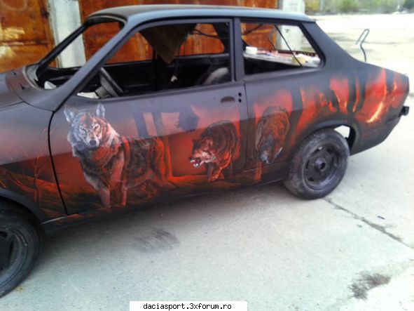 Dacia Sport pictata varianta II - soliter - Dacia Sport tuning