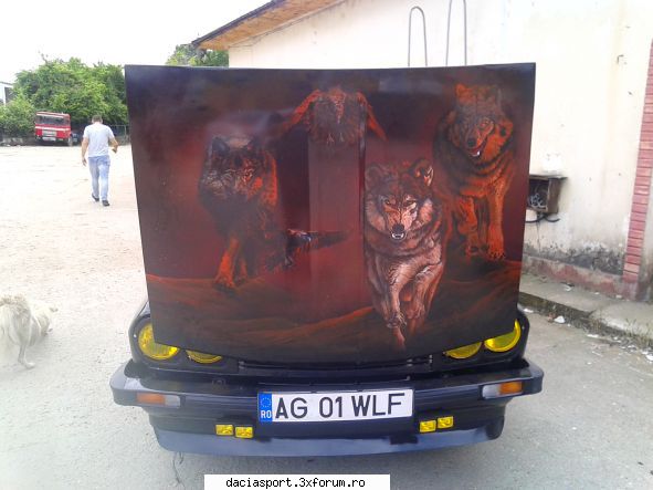 Dacia Sport pictata varianta II - soliter - Dacia Sport tuning