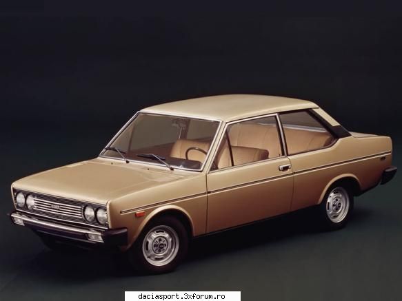 fiat 131 dacia sport si concurenta vremii