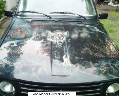 Dacia sport airbush tuning - Dacia sport airbrush tuning - Postare fotografii