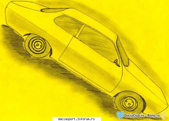 Desen - Pe vremea cand desenam pentru primul forum Dacia - Discutii diverse