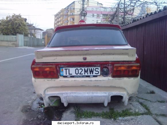 Furia Rosie - Am o dilema : am umflat un pic bara sub stopuri - Dacia Sport tuning