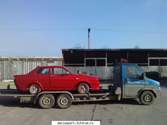 Furia Rosie - Planul initial era sa o duc pe roti ...uitasem ca - Dacia Sport tuning