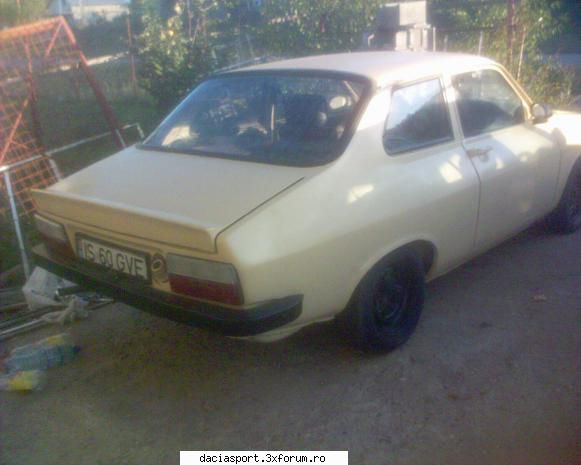 IS-60-GVE Sportiva renviata din morti - Asa arata spatele la lumina zilei. Tripla este - Dacia Sport tuning