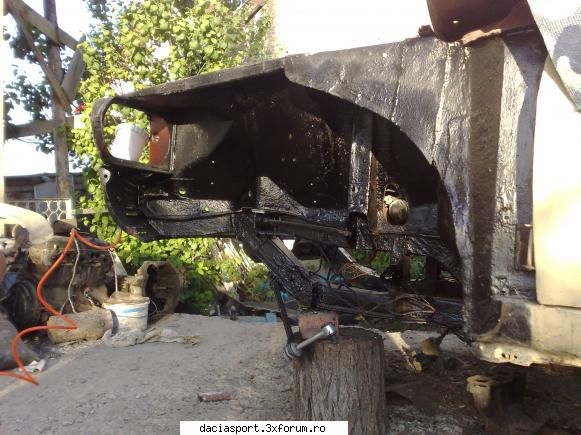 IS-60-GVE Sportiva renviata din morti - Am antifonat si masina daca tot am sudat pe la - Dacia Sport tuning