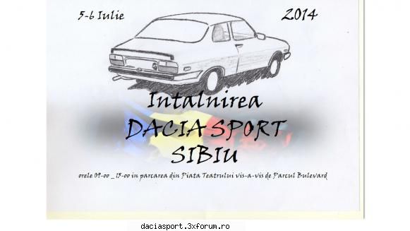 Intalnire Dacia Sport 2014 - Am sa maresc rezolutia afisului - Discutii diverse