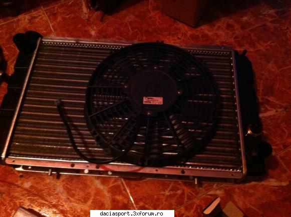 Sportiva mea! - Radiator+termocupla si electroventilator Spal :D - Dacia Sport clasica