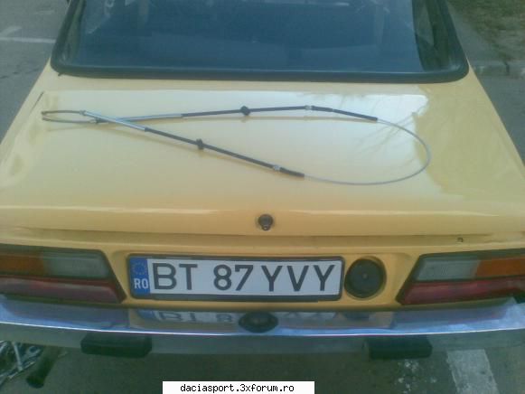 Sportiva mea - Am mai schimbat si o conducta si cablul la frana - Dacia Sport tuning