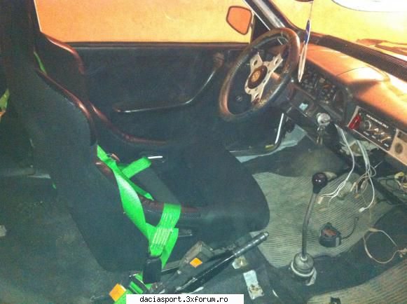 Sportiva mea! - Interiorul.inca in constructie - Dacia Sport clasica