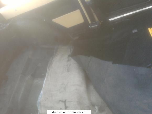 Sportiva mea din 87 - mocheta si izolatia - Dacia Sport clasica