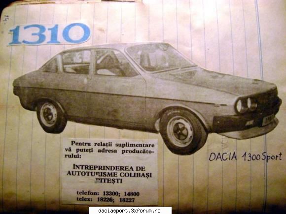 Sportiva mea din 87 - nix82 - Dacia Sport clasica