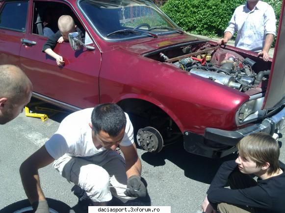 Sportiva mea din 87 - mica problema a colegului Iulian (sper sa nu se - Dacia Sport clasica