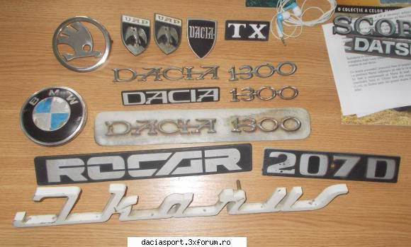 Vand embleme - 70 lei toate (fara SCORPIO si Datsun) - Piese si accesorii