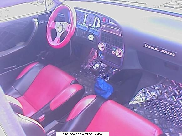 dacia mea - Exceptand scaunele , ce zici de interiorul - Dacia Sport tuning