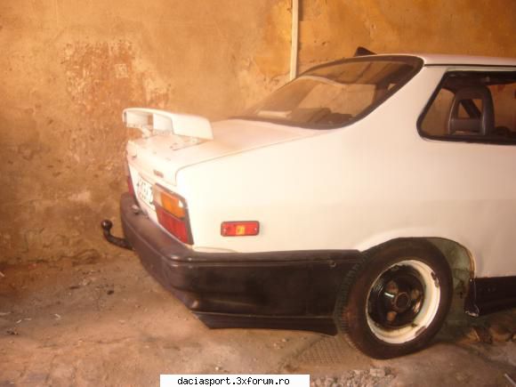 dacia sport MS-05-KZR - mi-am modificat suportul de la eleron,l-am facut - Dacia Sport tuning