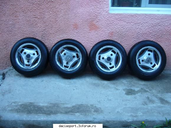 dacia sport MS-05-KZR - azi mi-am cumparat 4 jante turnate cu 200 lei - Dacia Sport tuning