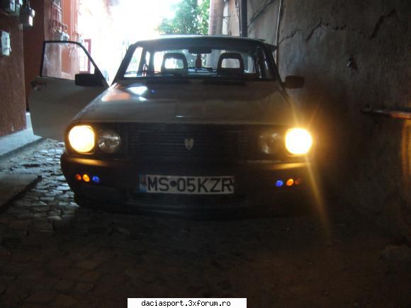 dacia sport MS-05-KZR - o poza cu luminile aprinse - Dacia Sport tuning
