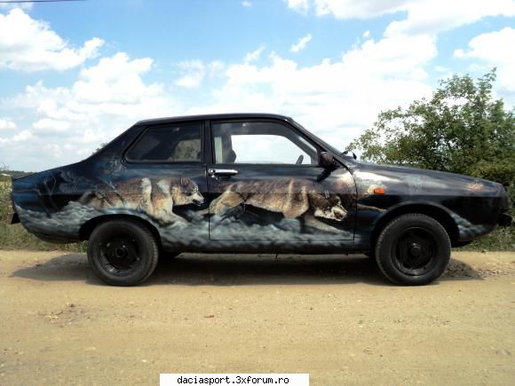 dacia sport pictata - ) Buna!.... Sper sa va placa! Merg cu ea zilnic - Dacia Sport tuning