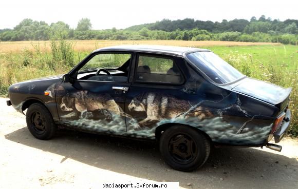 dacia sport pictata - ) le-a placut si politistilor care m-au oprit! - Dacia Sport tuning